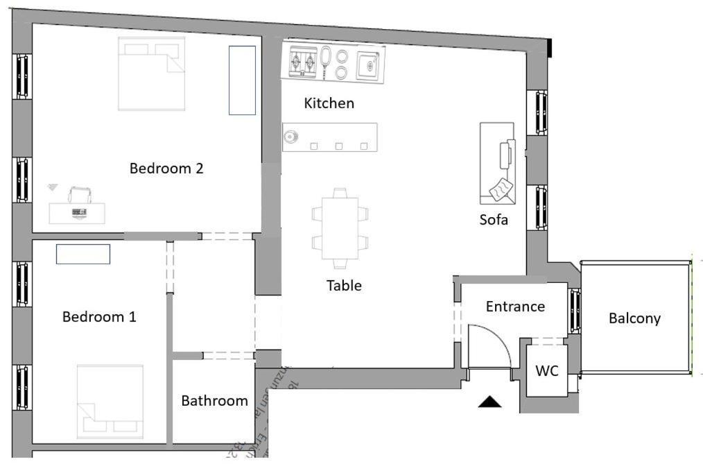 Helle 4 Zimmer Familien-Wohnung Mit Balkon! Schloss Schonbrunn In Gehdistanz فيينا المظهر الخارجي الصورة